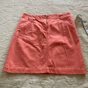 J CREW Mini Skirt, Size 6, Coral